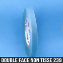 Rouleau d'adhésif double face non tissé 160µ 19mm