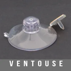 Ventouse à punaise Adhésive Ø42mm