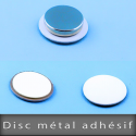 Disc métallique adhésif Ø25mm