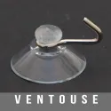 Ventouses à crochets Ø20mm