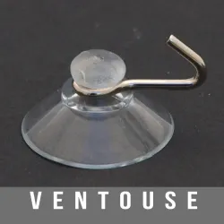 Ventouses à crochets Ø20mm