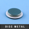 Disc métallique adhésif Ø25mm Ep. 1,6mm