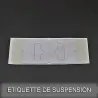 Double Etiquette de suspension Adhésive