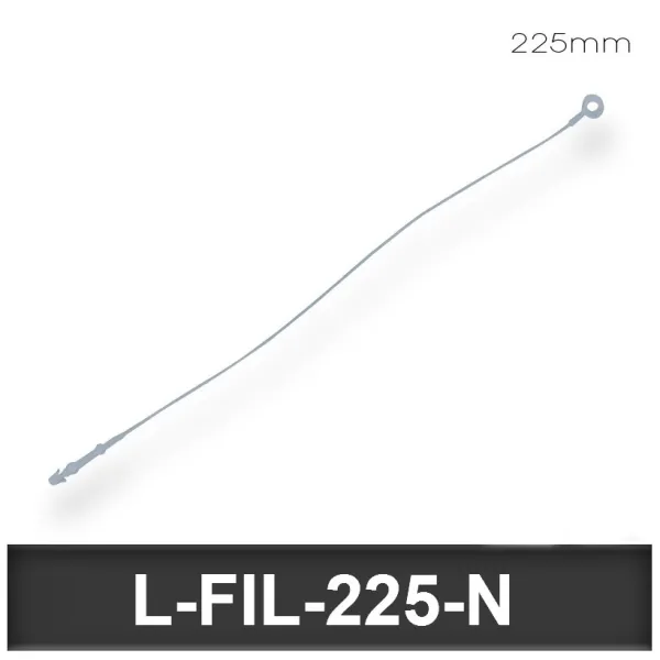 Lien de Fermeture nylon 225mm Naturel