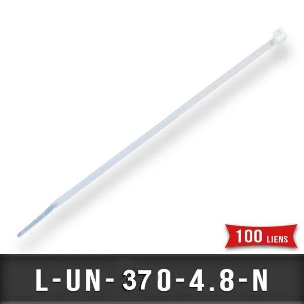 Lien de Fermeture nylon 370mm L4,8mm Naturel