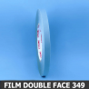 Film double face  19mm x 50M   Adhésif caoutchouc  Epaisseur 140 microns