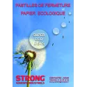 Pastille de fermeture écologique Ø25mm - Adhésif Permanent