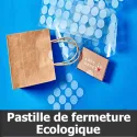 Pastille de fermeture écologique Ø25mm - Adhésif Permanent