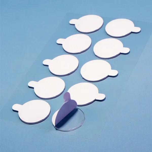 Pastille mousse adhésive Double face UHP 1mm Ø15mm