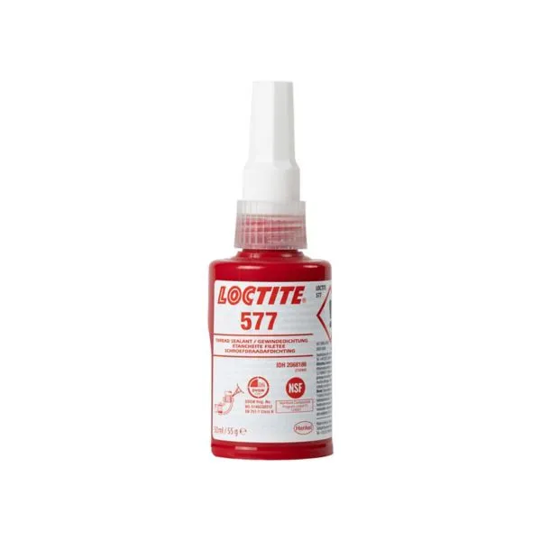 Loctite 577 Colle anaérobie étanchéité de raccords métalliques 50ml Flacon Accordéon