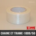 Rouleau pour emballage chaîne trame 50mm