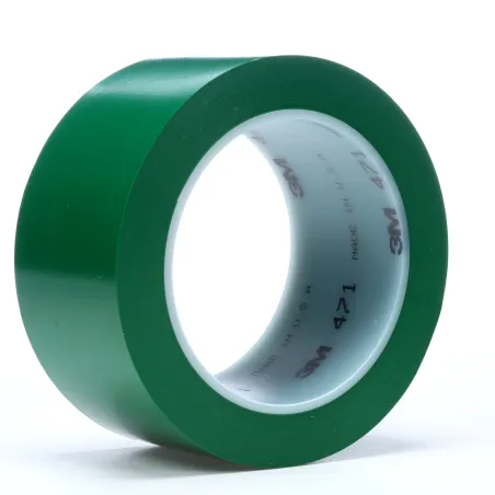 Ruban adhésif vinyle 3M 471 Vert haute résistance pour délimitations Ruban adhésif vinyle 3M 471 Vert haute résistance pour délimitations