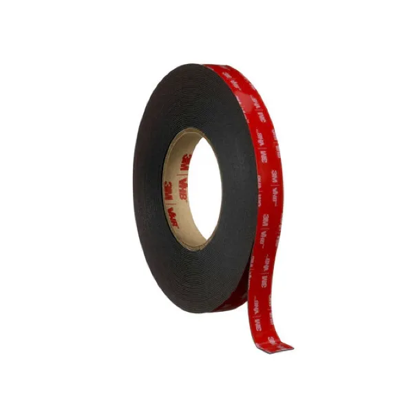 3M VHB 5925 - Mousse adhésive acrylique noire haute performance 0,64 mm