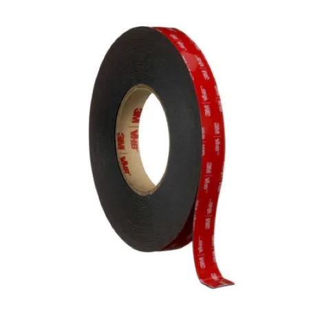 3M VHB 5925 - Mousse adhésive acrylique noire haute performance 0,64 mm