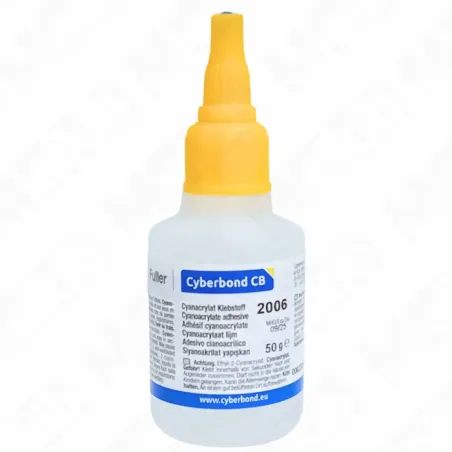 Colle cyanoacrylate Cyberbond 2006 pour plastiques et élastomères 20g - Par 10 Colle cyanoacrylate Cyberbond 2006 pour plastiques et élastomères 20g - Par 10
