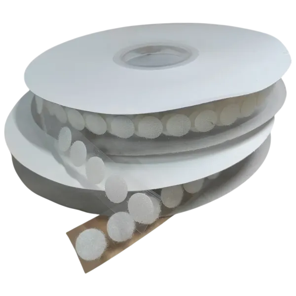 Pastille adhésive - AA014 - 25mm x 875Past - Blanc - Boucle
