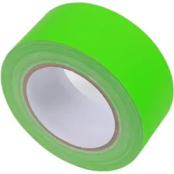 Scotch toilé TO720 pour  marquage au sol - Vert Fluo - 1230mm x 50m