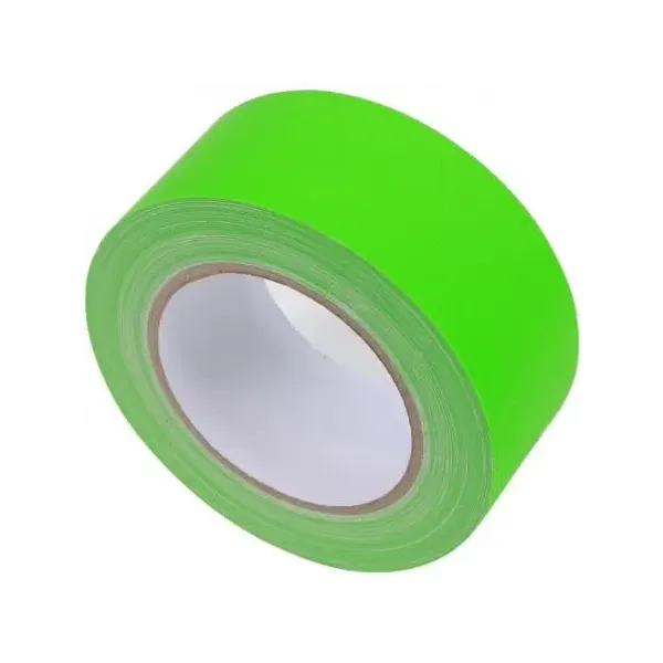 Scotch toilé TO720 pour  marquage au sol - Vert Fluo - 1230mm x 50m