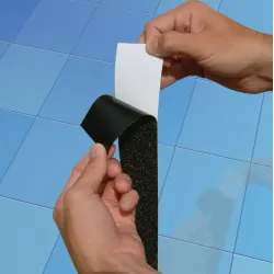 Bande antidérapante extérieure adhésive noire AD034 - 50mm x 18m