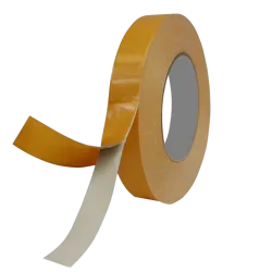 Adhésif double face toile TO145 grande largeur - 1450mm x 25m - Blanc
