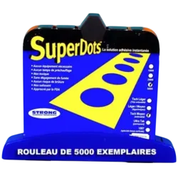 SuperDots Points de colle tenue verticale Ø8/12mm boite de 5000 - CF450