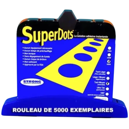 SuperDots Points de colle tenue verticale Ø8/12mm boite de 5000 - CF450