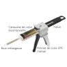 Piston pour Pistolet Applicateur Manuel 3M Scotch-Weld EPX pour cartouches 1:10 de 45 ml