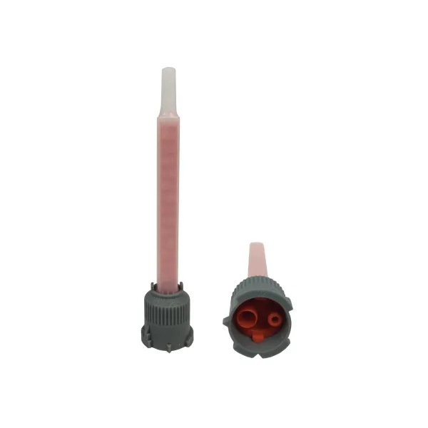 Buse carrée orange courte AX045 pour colle bicomposante 10:1 cartouche 45 ml