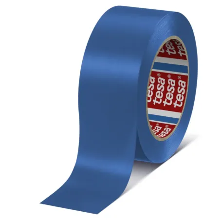 Scotch de marquage au sol TESA 4169  en PVC - 50mm X 33ml - Bleu