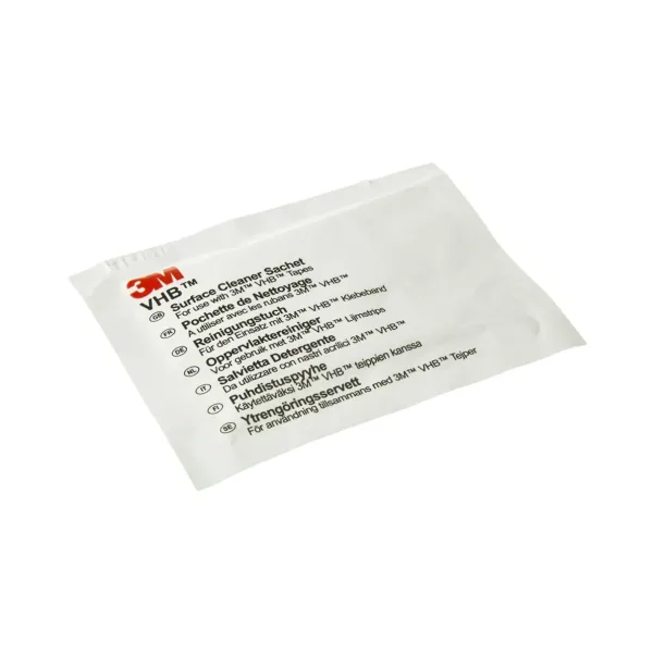 Lingettes dégraissantes 3M VHB, nettoyage de surface - 100 pochettes