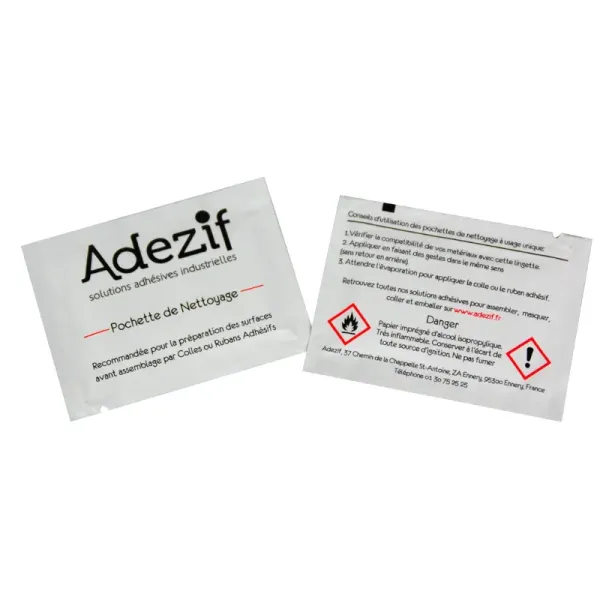 100 lingettes dégraissantes AN200 pour nettoyage surfaces