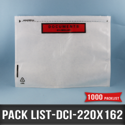 1000 Pack list adhésifs 220X162mm