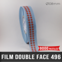 Pastille adhésive double face 200µ Ø8mm