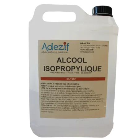 Alcool isopropylique pur AN100 pour usage industriel - 5l