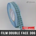 Pastille adhésive double face 85µ Ø10mm
