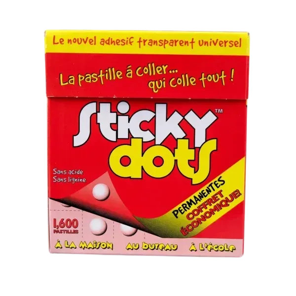 Sticky Dots permanent Ultra tack CF350 - 100 planches de 16 pastilles