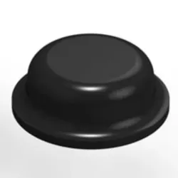 Butée de protection 3M Bumpon SJ5076 cylindrique boite de 3000 - 8 x 2,8 mm - Noire