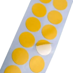 Pastilles adhésives double face PV420 industrie automobile 280µ Ø8mm