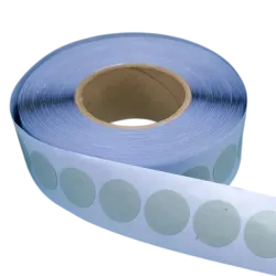 Pastille adhésive double face polypropylène 140µ Ø10mm