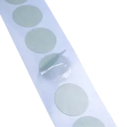 Pastille adhésive double face polypropylène 140µ Ø15mm
