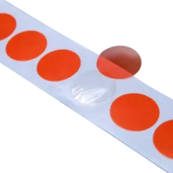 Pastille adhésive double face 200µ Ø15mm