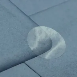 Pastille de fermeture transparente Enlevable Ø34mm