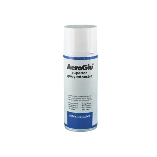 Spray adhésif enlevable