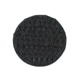 Pastille auto agrippante adhésive Crochet Ø15mm Noir