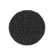 Pastille auto agrippante adhésive Crochet Ø15mm Noir