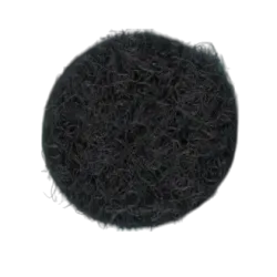 Pastille auto agrippante adhésive Maille Ø15mm Noir