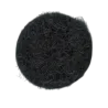 Pastille auto agrippante adhésive Maille Ø15mm Noir