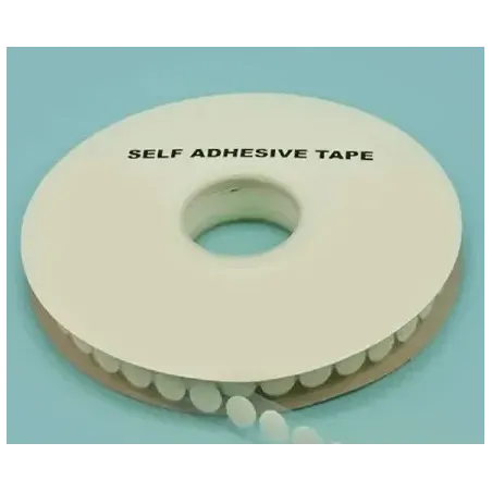 Pastille auto agrippante adhésive Maille Ø15mm Blanc Pastille auto agrippante adhésive Maille Ø15mm Blanc