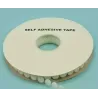 Pastille auto agrippante adhésive Maille Ø15mm Blanc