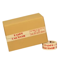 Rouleau adhésif polypropylène imprimé "BANDE DE GARANTIE" - Par 6